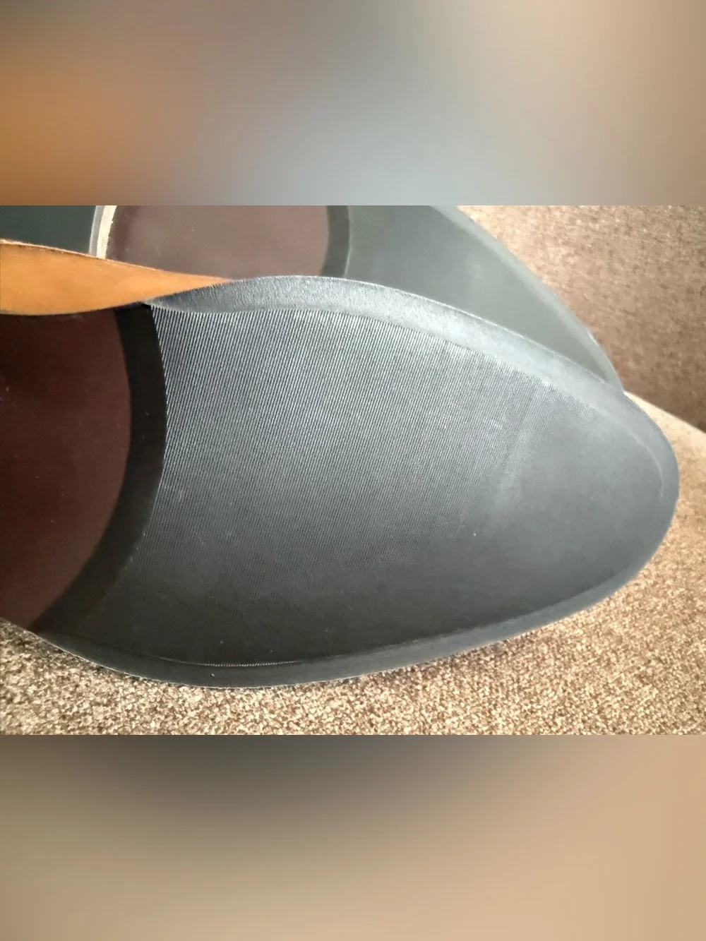 Nordstrom Tan Leather Cap-Toe Derby Shoes